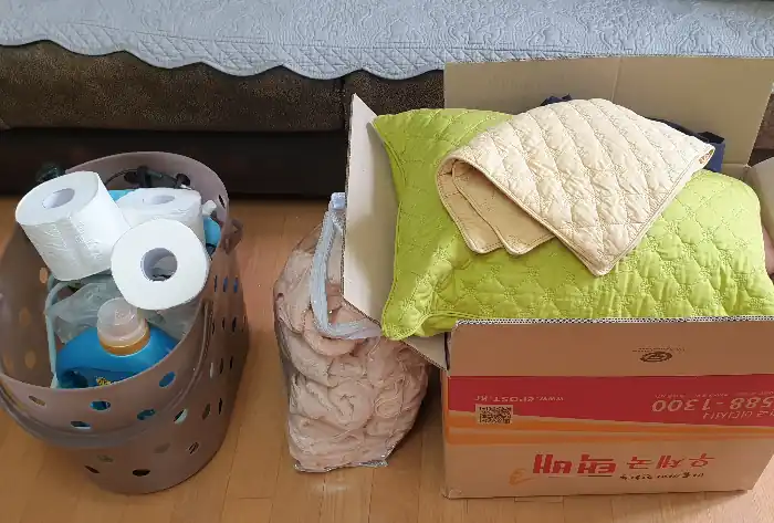 택배 부칠 물건들